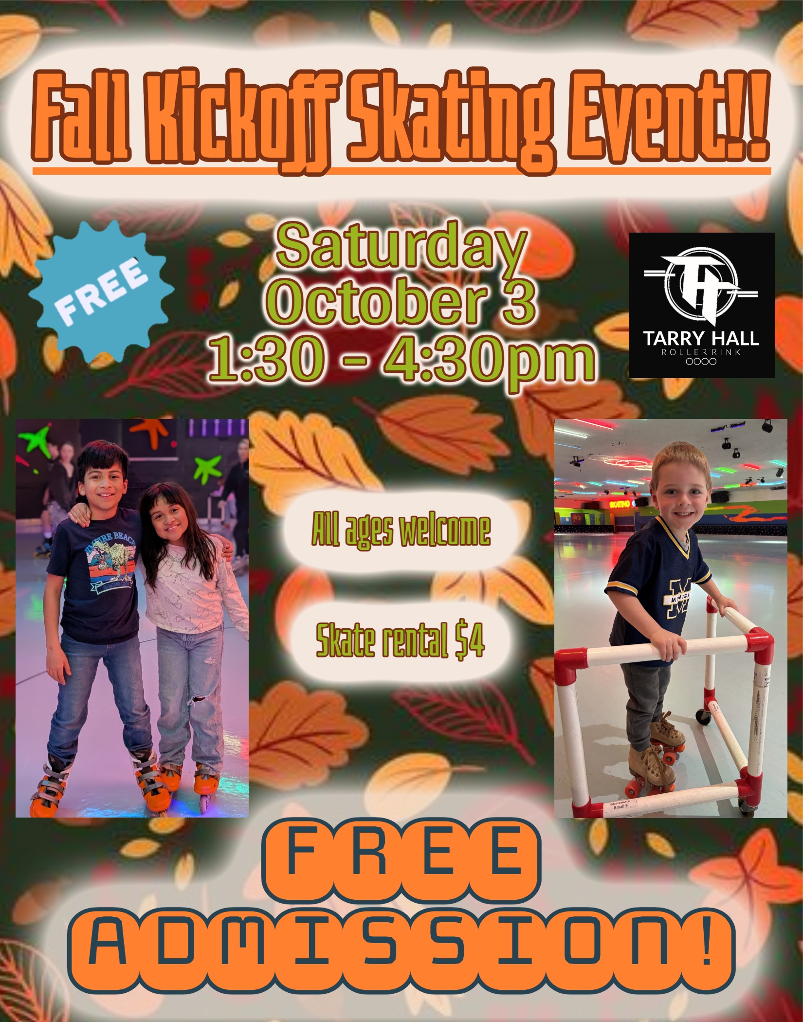 Fall Kickoff Skating Event