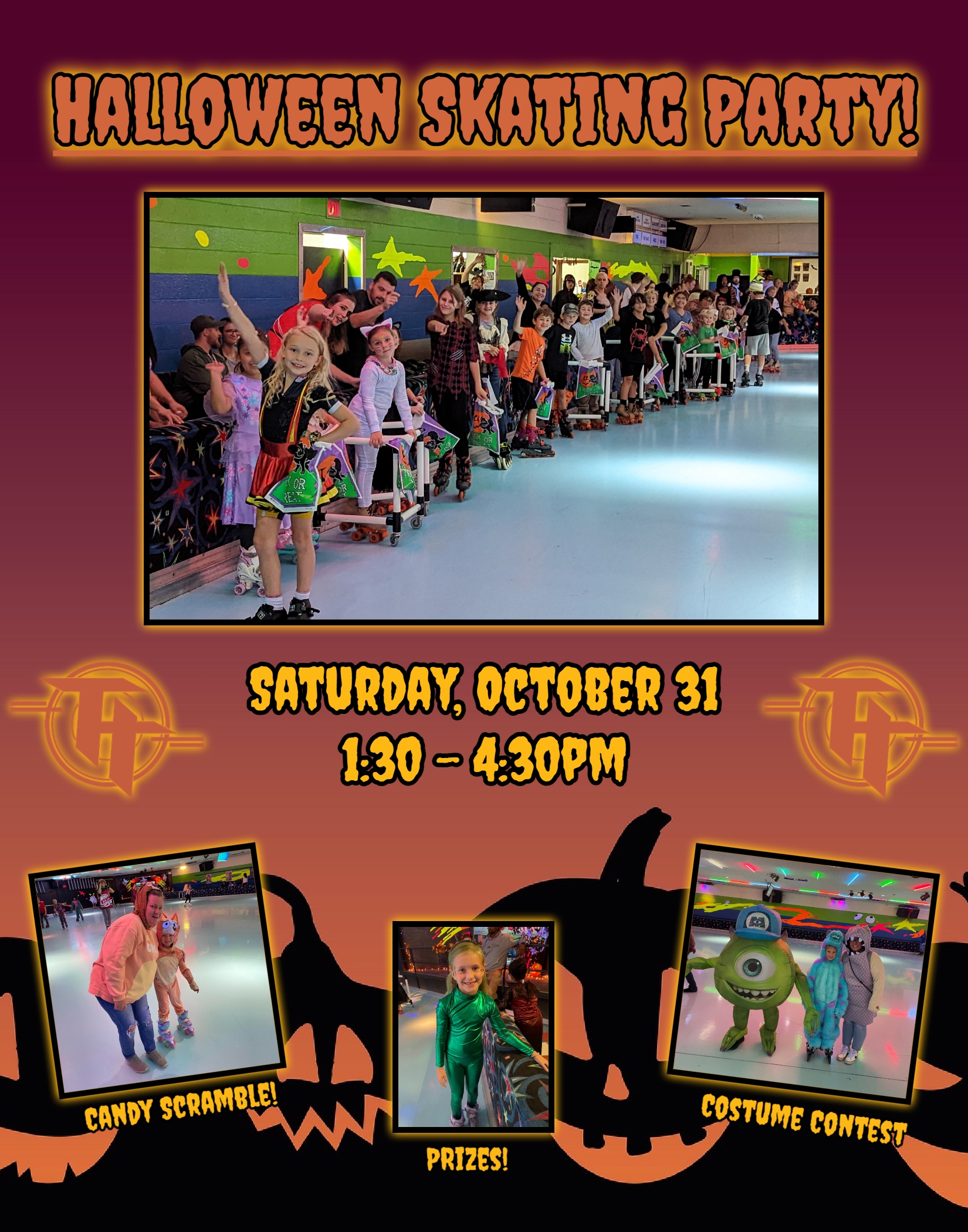 Halloween Skating Party!